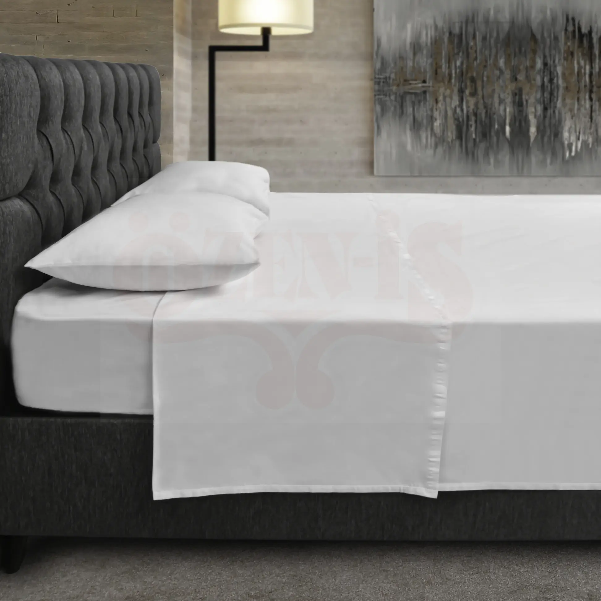 57 Tel Ranforce %100 Pamuk Otel Çarşafı